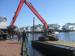 Albert Marine Construction Job Site